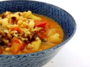 Soupe complète aux cornilles et boulgour
