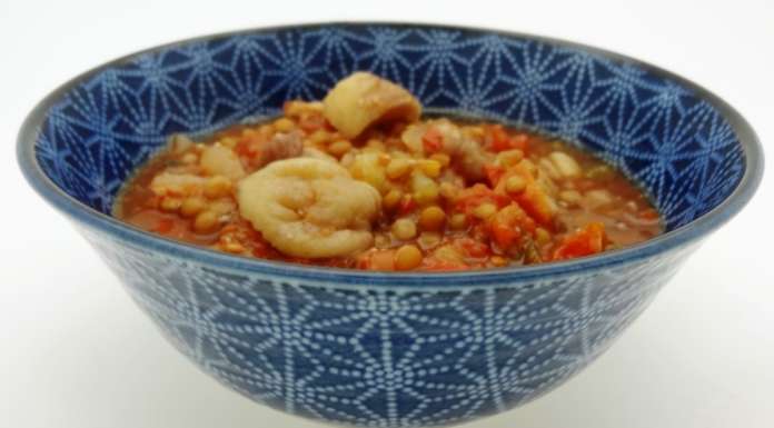 Soupe paysanne aux châtaignes