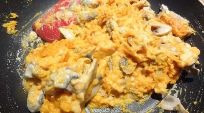 Patate douce farcie aux champignons 11
