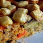 Tarte à la ratatouille, au riz et emmenthal 0