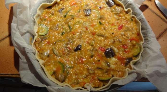 Tarte à la ratatouille, au riz et emmenthal 5