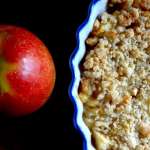 Crumble sans gluten aux pommes, abricot et gingembre 0