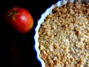 Crumble sans gluten aux pommes, abricot et gingembre
