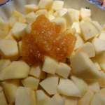 Crumble sans gluten aux pommes, abricot et gingembre 8