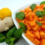 Ginger papaya salad