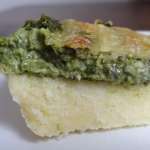 Gratin de semoule aux épinards 0