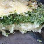 Gratin de semoule aux épinards 00