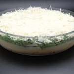 Gratin de semoule aux épinards 10