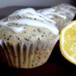 Muffins à l&rsquo;eau, citron et pavot