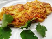 Omelette coleslaw