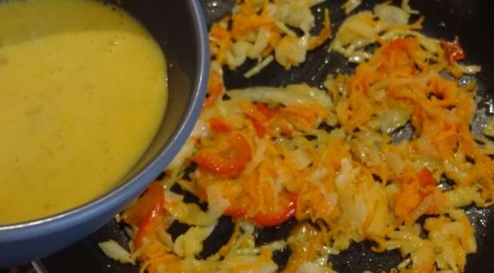 Omelette coleslaw 6