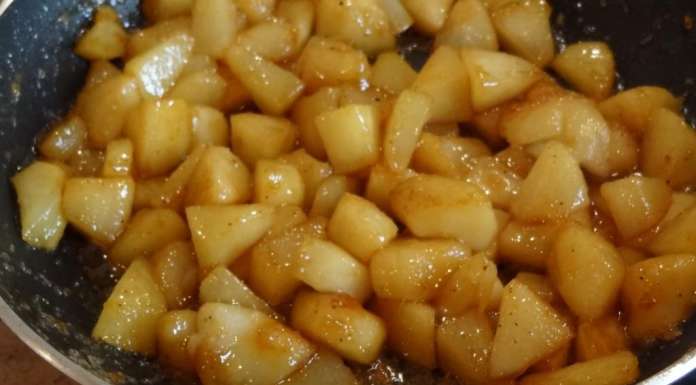 Poires au caramel et épices 5