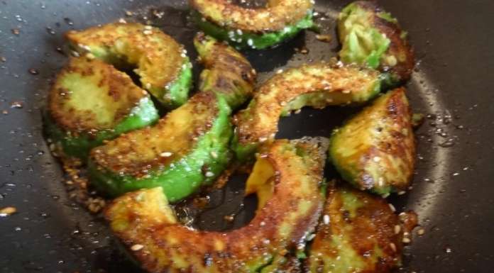 Avocat caramélisé au sirop d'érable 