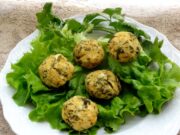 Boulettes de pois chiches à la feta et aux herbes