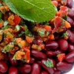 Ensalada de frijoles rojos con salsa Chimichurri 0