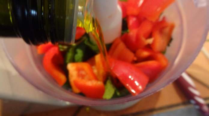 Ensalada de frijoles rojos con salsa Chimichurri 3