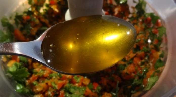 Ensalada de frijoles rojos con salsa Chimichurri 6