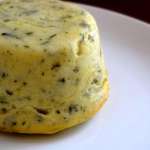 Flan de fromage frais aux herbes