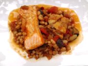 Ragoût de haricots blancs aux poissons