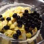 Cake aux anchois, courgettes et olives 10
