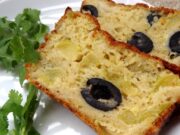 Cake aux anchois, courgettes et olives