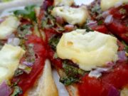 Croustades à la coriandre et Chavignol