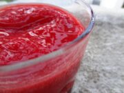 Fraises frappées au wasabi