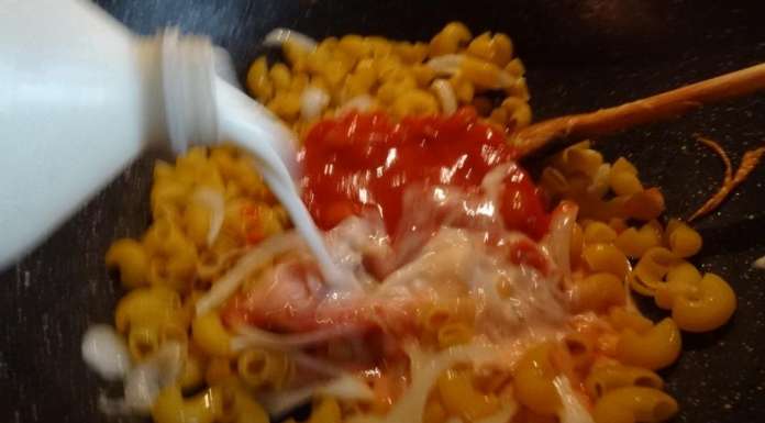One pan pasta au lait 4