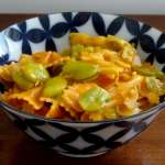 One pan pasta aux fèves