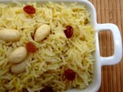 Pulao (Tonga) – Riz aux épices, amandes et raisins
