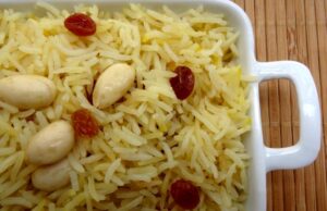 Pulao (Tonga) – Riz aux épices, amandes et raisins