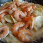 Raviolis sauce oignon et crevettes 10