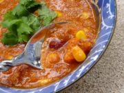 Soupe de haricots au maïs – Red bean and corn soup (Bermudes)