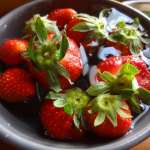 Salade de fraises, roquette et feta 2