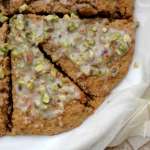 Scones vegan, avoine et pistaches