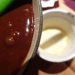 Coulant chocolat noir coeur de rocher 10