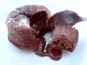 Coulant chocolat noir coeur de rocher