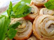 Feuilletés au basilic