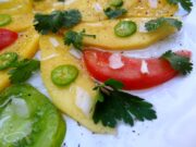 Salade de tomates et mangue