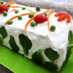 Sandwich-cake au saumon fumé