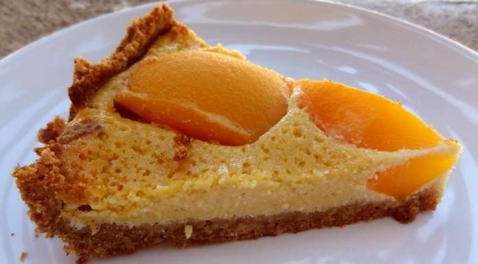 Tarte aux pêches et au chèvre 0