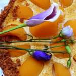 Tarte aux pêches et au chèvre