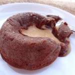 Coulant au chocolat coeur au beurre d&rsquo;arachide