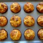 Muffins au saumon fumé et tomates confites