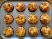 Muffins au saumon fumé et tomates confites