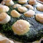 Tarte d&rsquo;épinards aux deux chèvres en nid