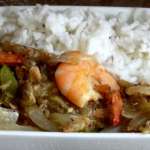 Aubergines au poisson et crevettes 0