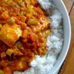 Curry au saumon