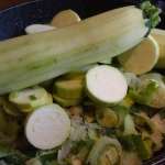 Gratin de courgettes et poireaux au millet 1