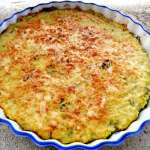 Gratin de courgettes et poireaux au millet